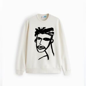 Zara Oscar Marine Special Edition cream unisex sweatshirt